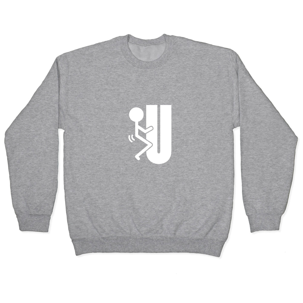 Fk You Crewneck Sweatshirt T-Shirts, Hoodie | CoreVibeTees.com (Image 2)
