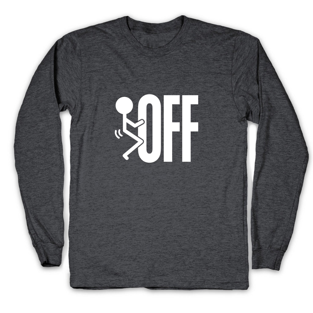 Fk Off Longsleeve Tee Hoodie, Sweatshirt | CoreVibeTees.com (Image 2)