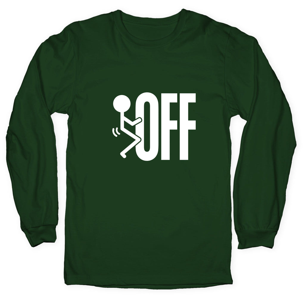 Fk Off Longsleeve Tee Hoodie, Sweatshirt | CoreVibeTees.com (Image 3)