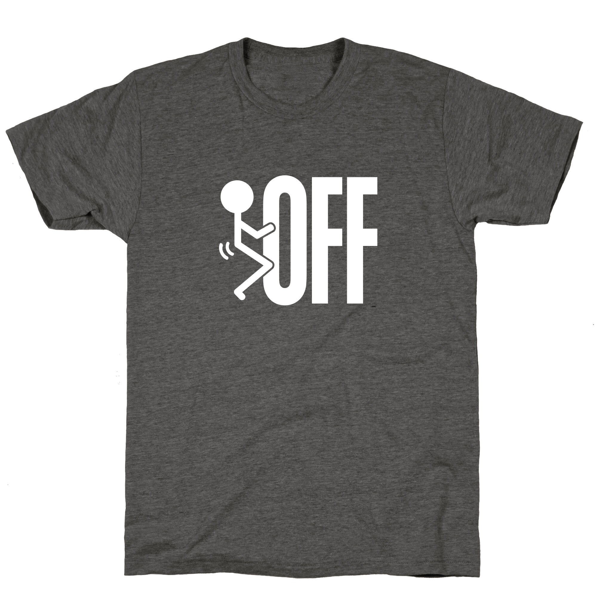 Fk Off Unisex Triblend Tee Hoodie, Sweatshirt | CoreVibeTees.com (Image 2)