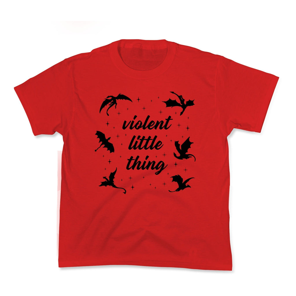 Fourth Wing Violent Little Thing Kids Tee Hoodie, Sweatshirt | CoreVibeTees.com (Image 1)