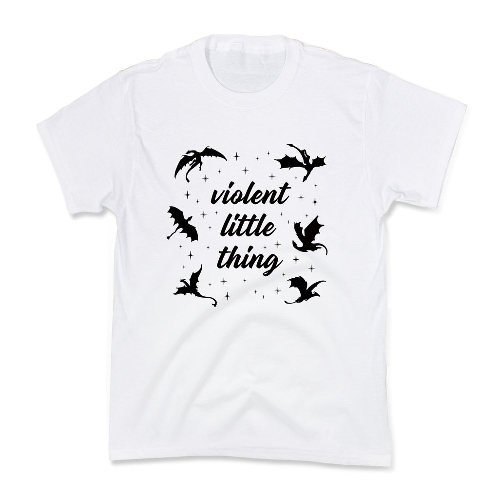 Fourth Wing Violent Little Thing Kids Tee Hoodie, Sweatshirt | CoreVibeTees.com (Image 3)