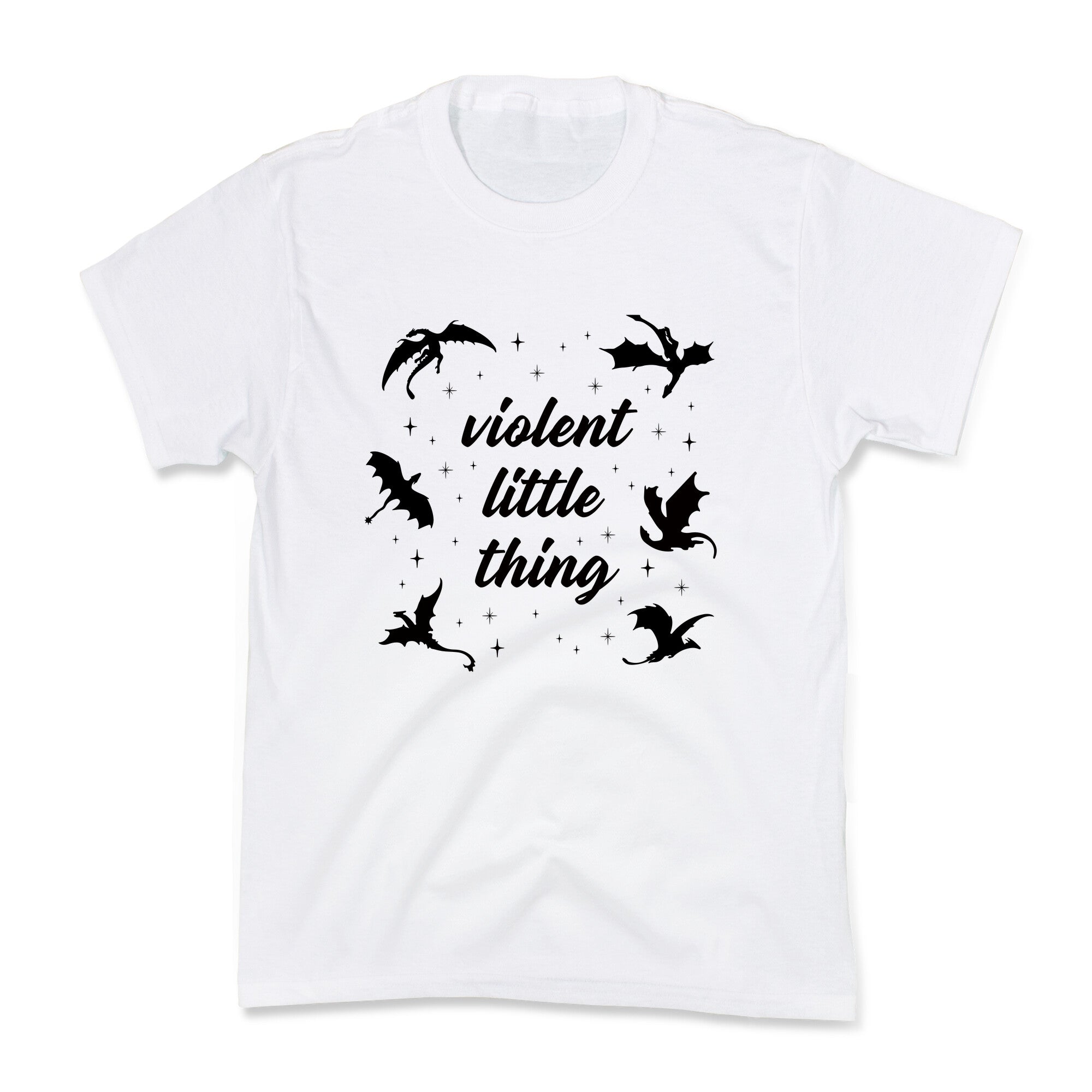 Fourth Wing Violent Little Thing Kids Tee Hoodie, Sweatshirt | CoreVibeTees.com (Image 3)