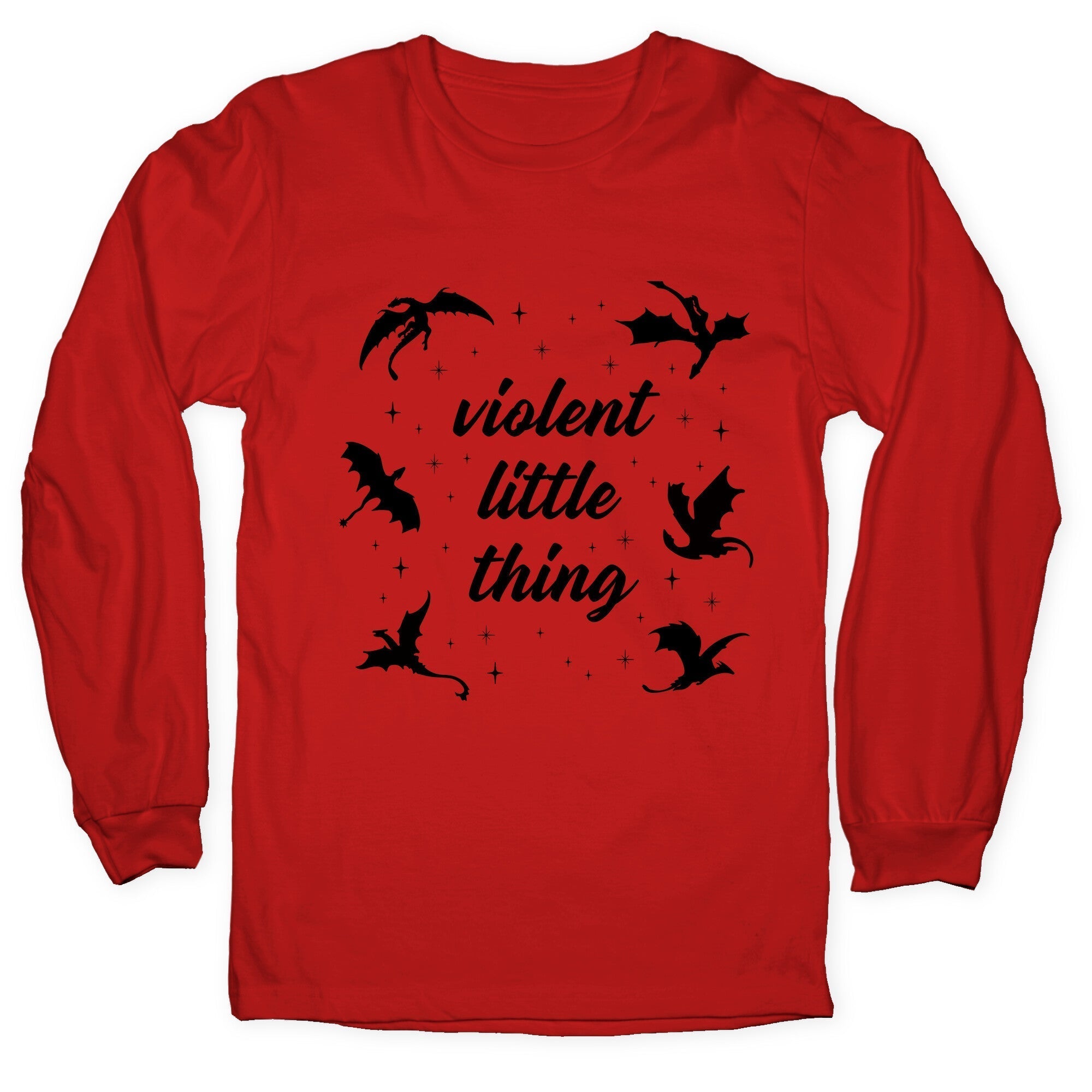 Fourth Wing Violent Little Thing Longsleeve Tee Hoodie, Sweatshirt | CoreVibeTees.com (Image 2)