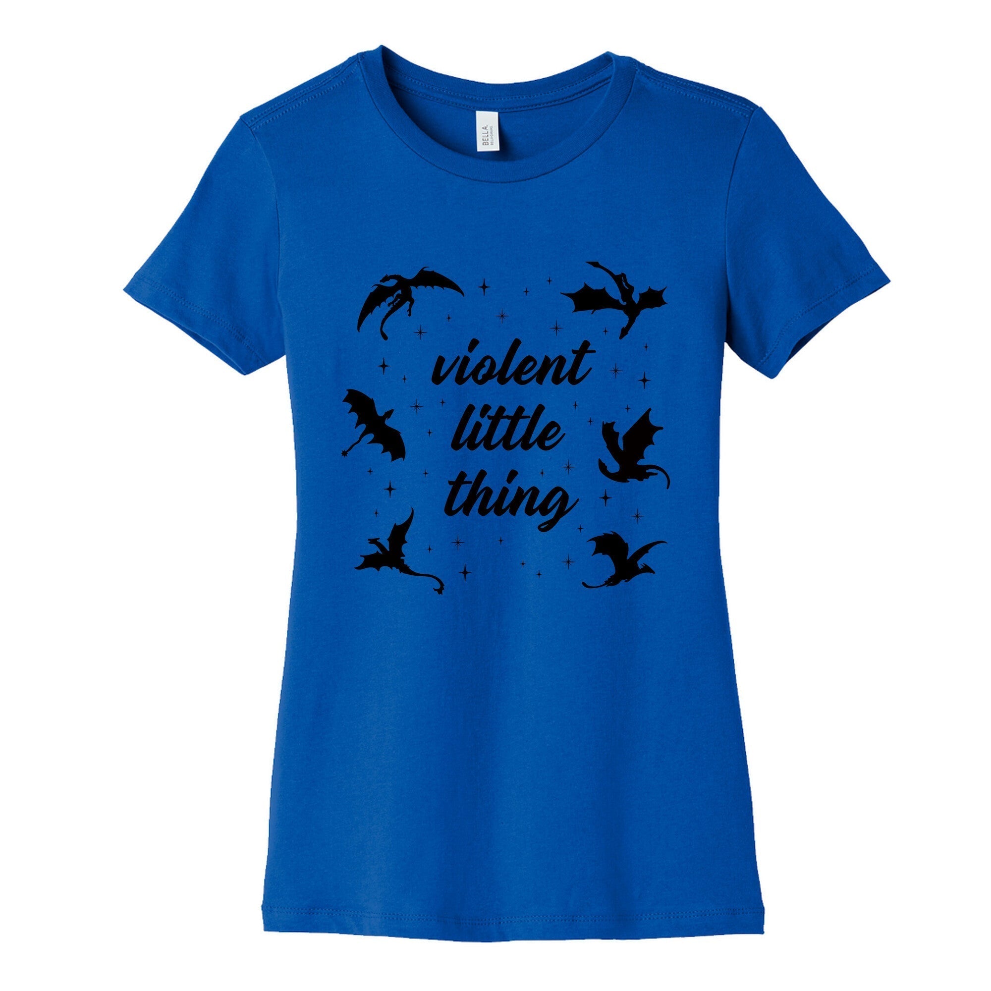 Fourth Wing Violent Little Thing Womens Cotton Tee Hoodie, Sweatshirt | CoreVibeTees.com (Image 2)