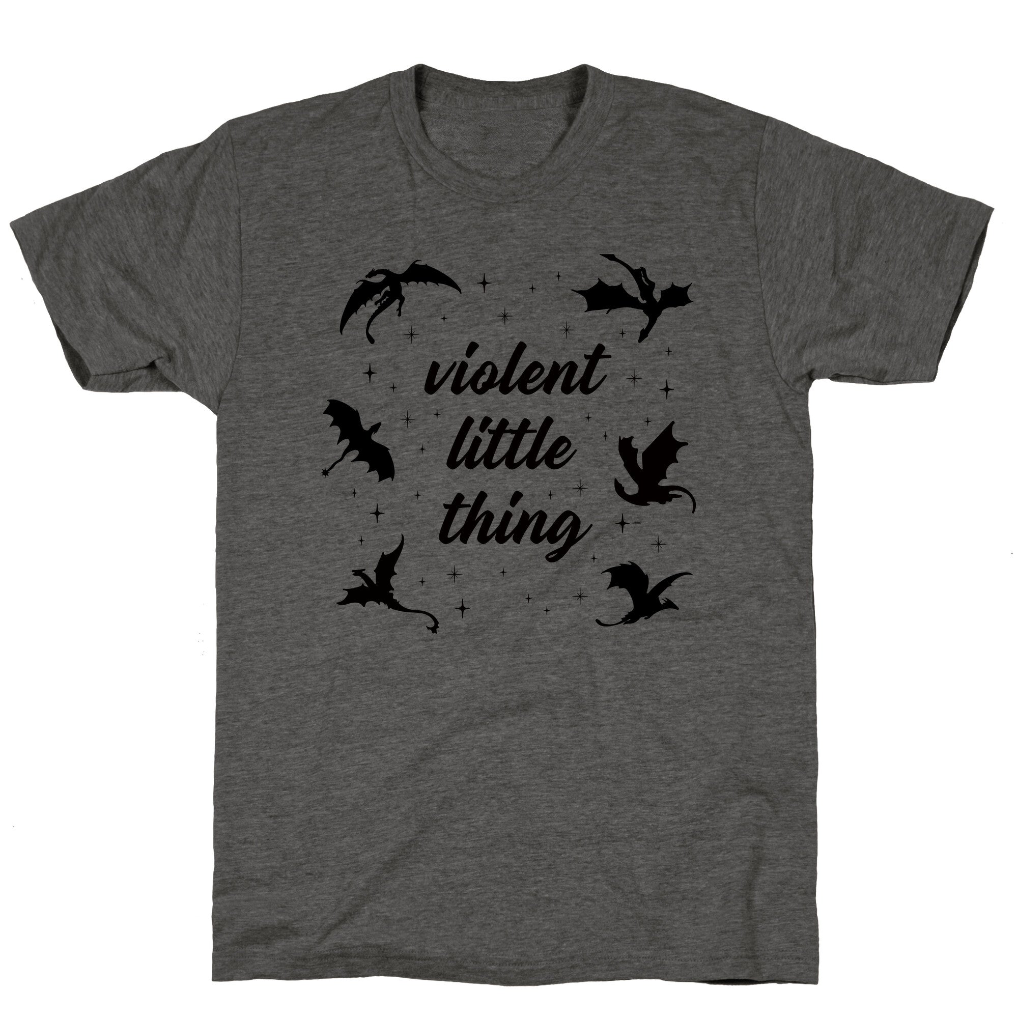 Fourth Wing Violent Little Thing Unisex Triblend Tee Hoodie, Sweatshirt | CoreVibeTees.com (Image 1)