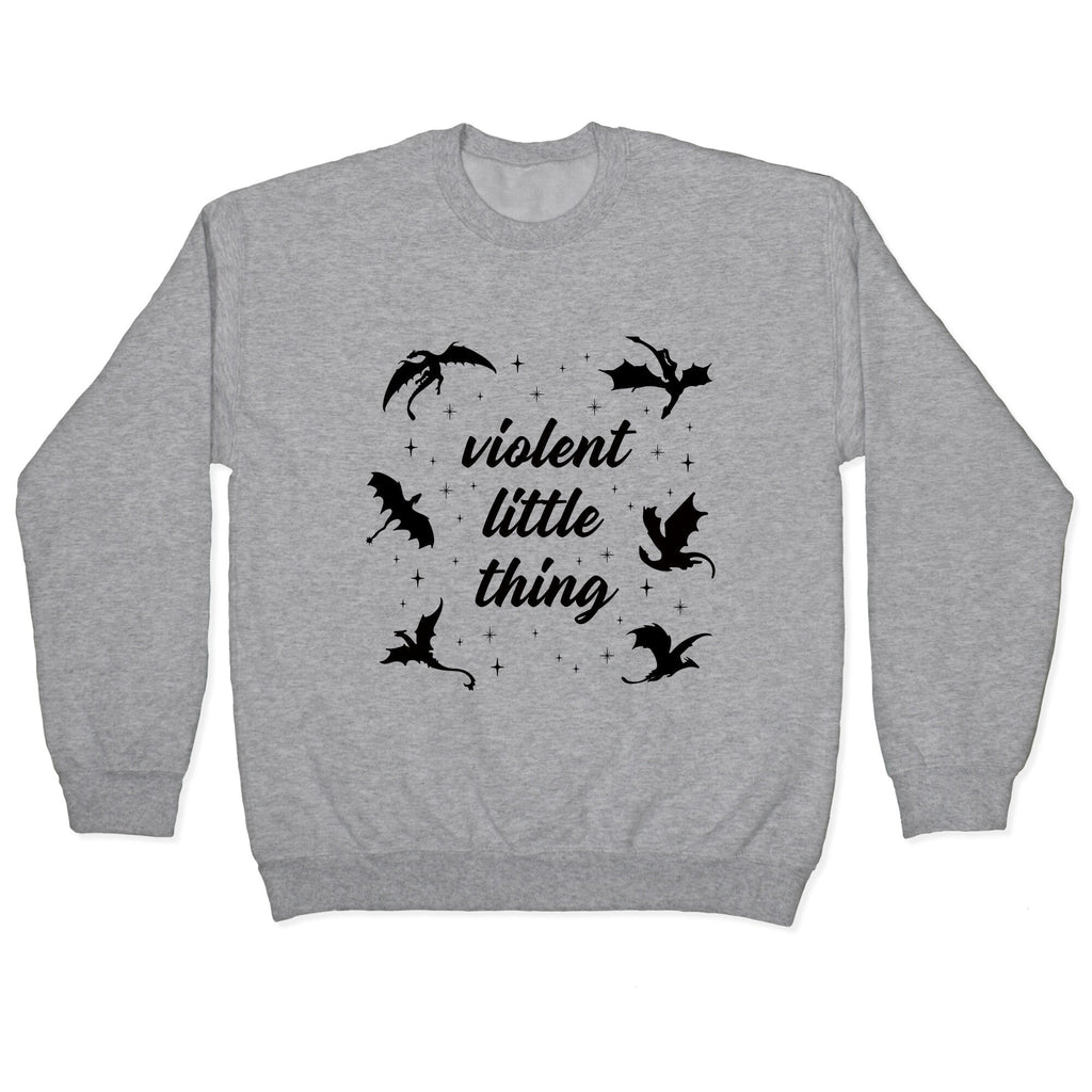 Fourth Wing Violent Little Thing Crewneck Sweatshirt T-Shirts, Hoodie | CoreVibeTees.com (Image 1)