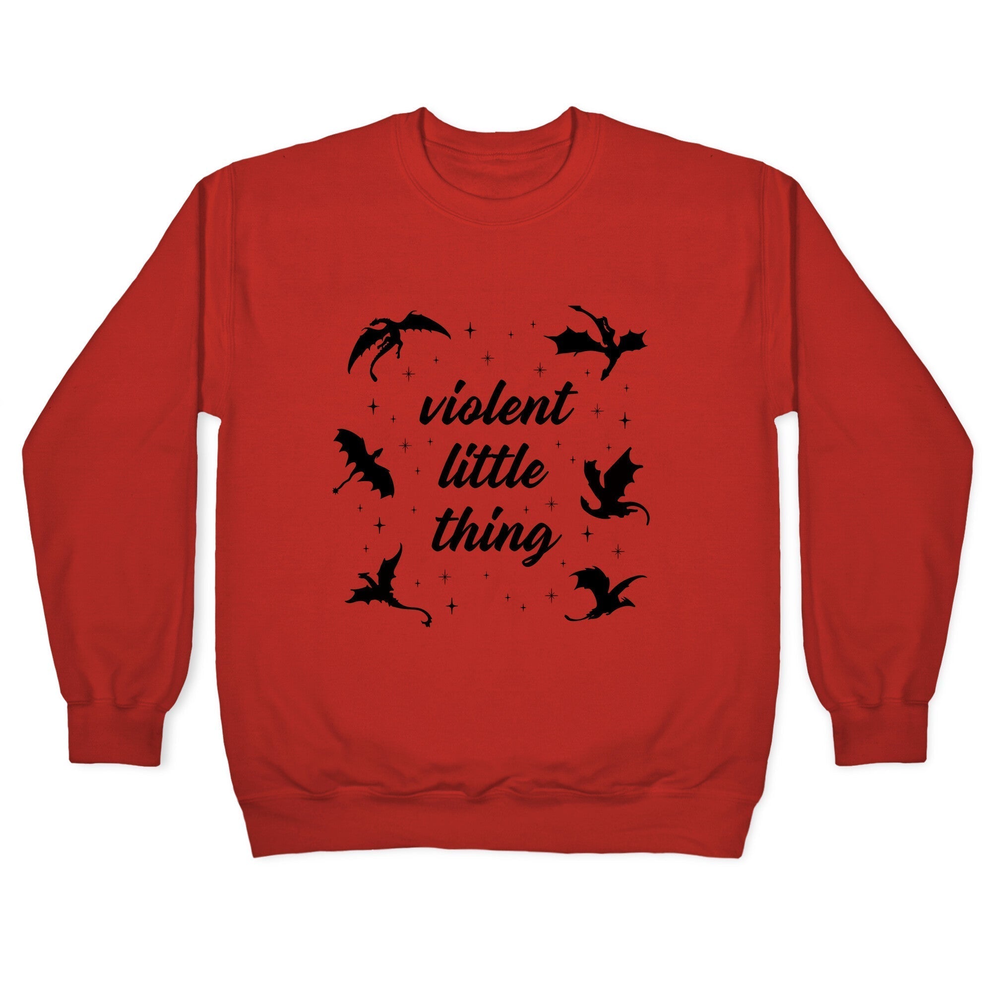 Fourth Wing Violent Little Thing Crewneck Sweatshirt T-Shirts, Hoodie | CoreVibeTees.com (Image 3)