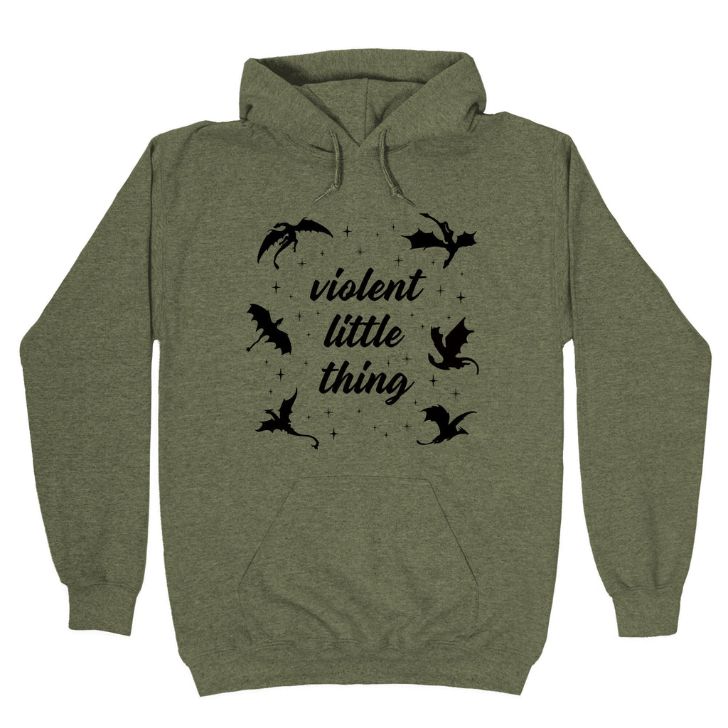 Fourth Wing Violent Little Thing Hoodie T-Shirts, Sweatshirt | CoreVibeTees.com (Image 4)