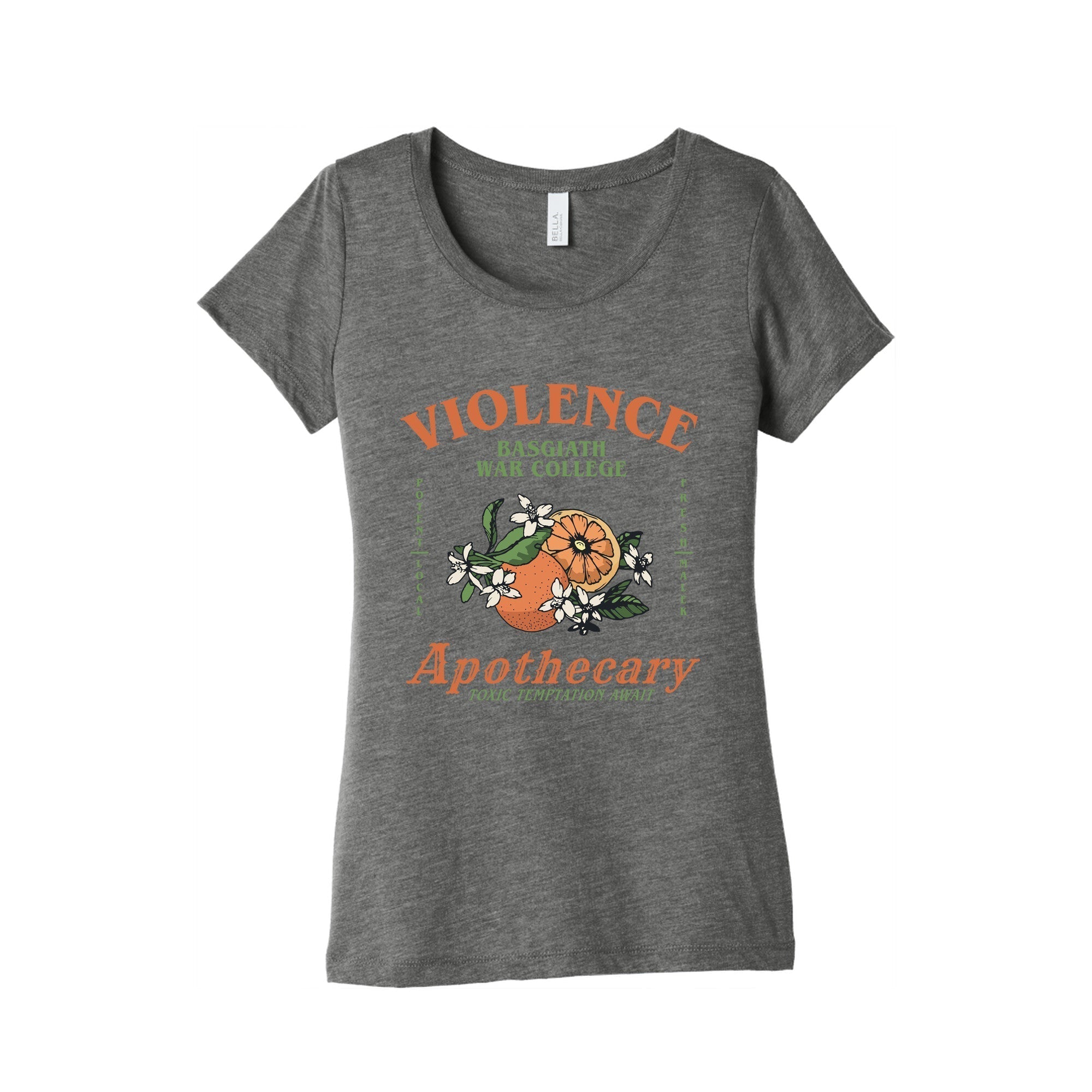 Fourth Wing Violence Apothecary Womens Triblend Tee Hoodie, Sweatshirt | CoreVibeTees.com
