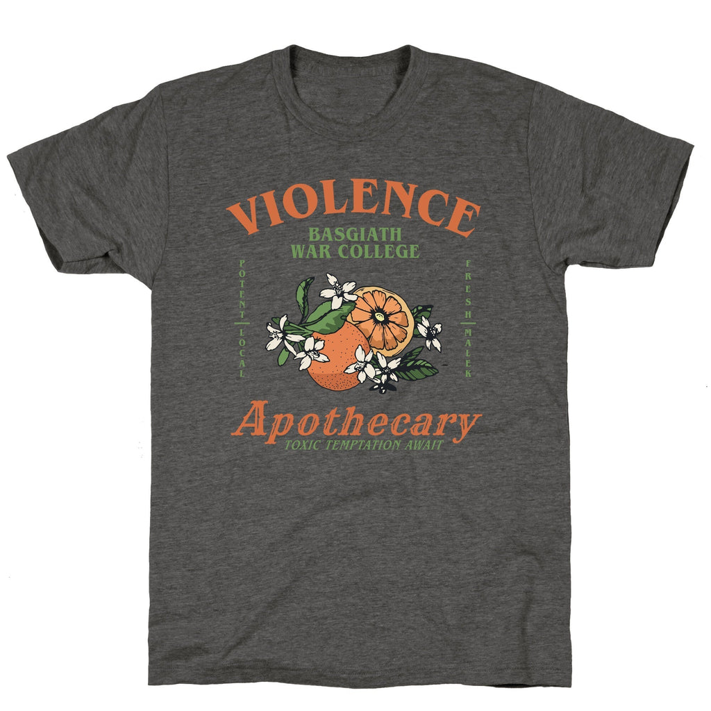 Fourth Wing Violence Apothecary Unisex Triblend Tee Style001 Hoodie, Sweatshirt | CoreVibeTees.com (Image 2)