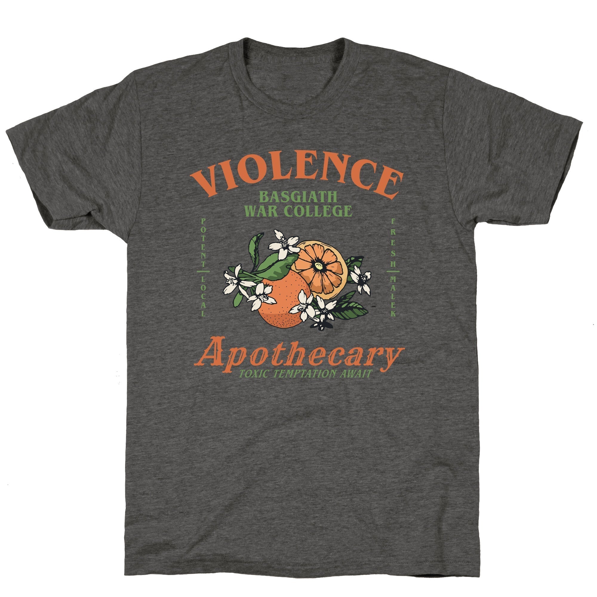 Fourth Wing Violence Apothecary Unisex Triblend Tee Style001 Hoodie, Sweatshirt | CoreVibeTees.com (Image 2)