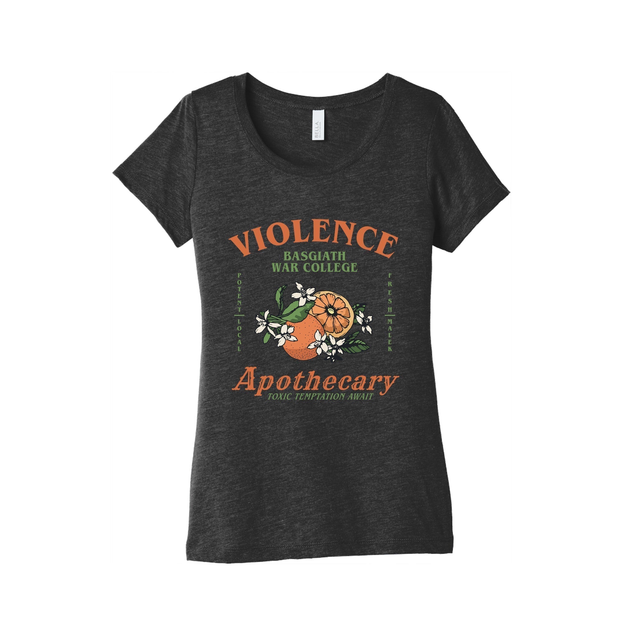 Fourth Wing Violence Apothecary Womens Triblend Tee Style001 Hoodie, Sweatshirt | CoreVibeTees.com (Image 1)