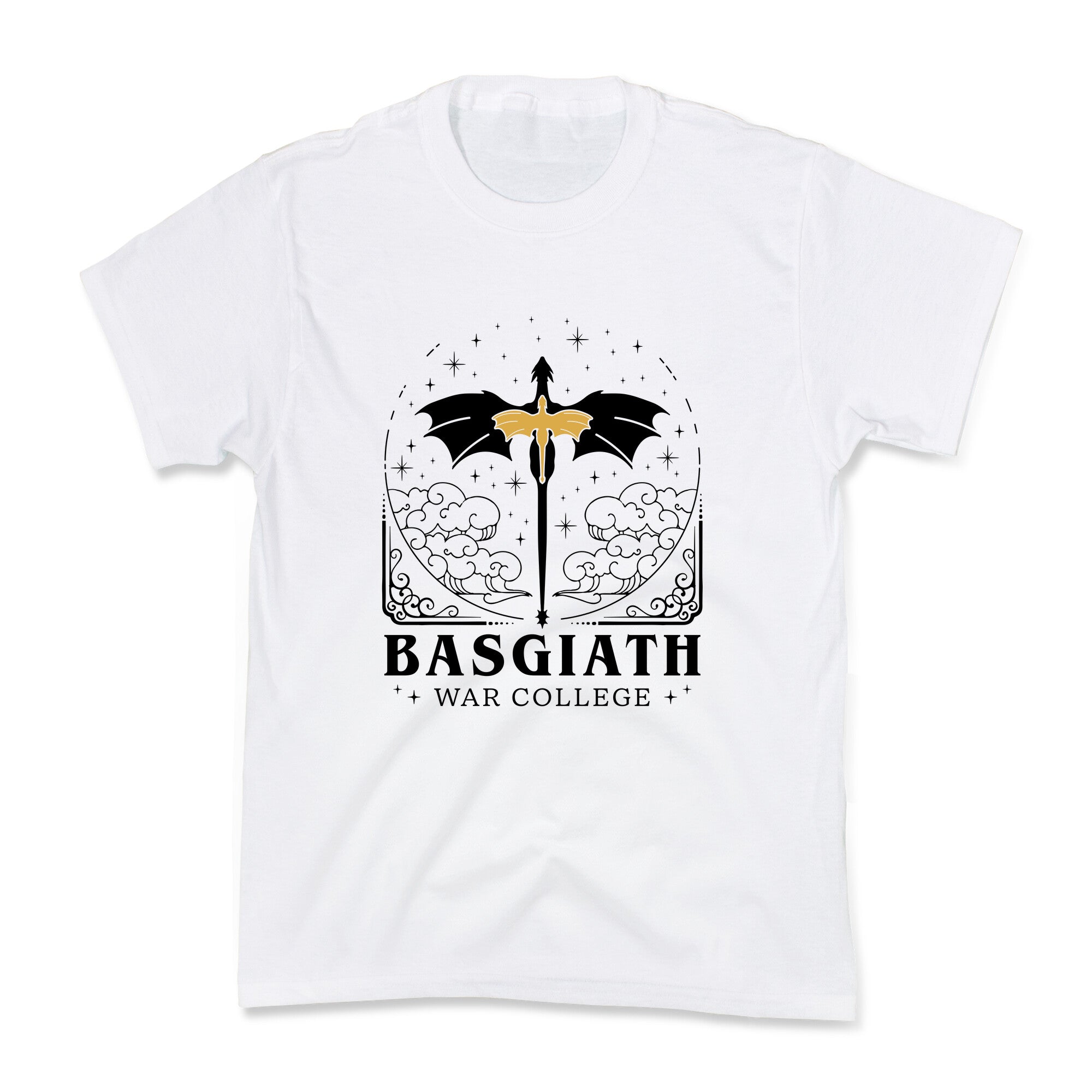Fourth Wing Basgiath War College Kids Tee Hoodie, Sweatshirt | CoreVibeTees.com (Image 3)