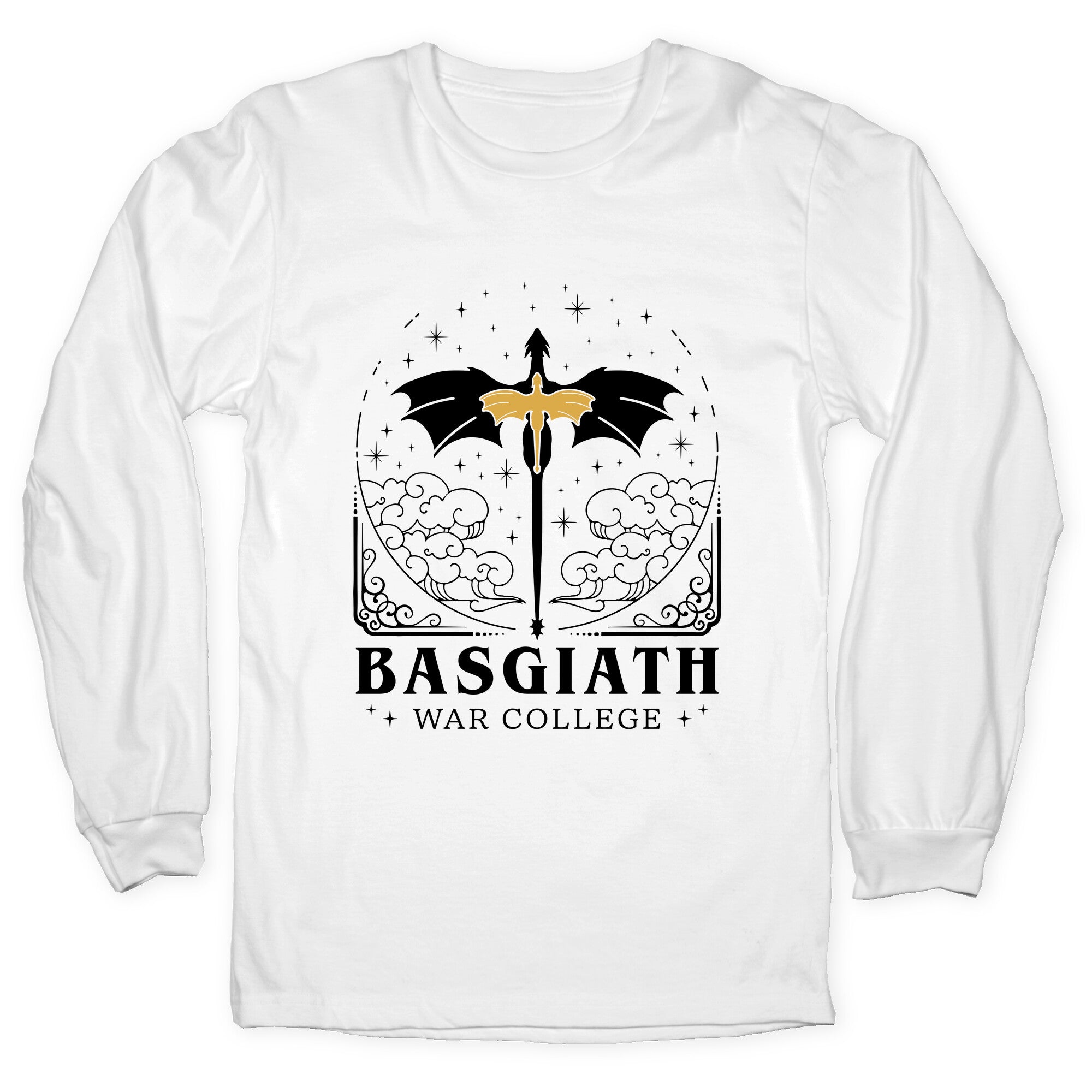 Fourth Wing Basgiath War College Longsleeve Tee Hoodie, Sweatshirt | CoreVibeTees.com (Image 4)