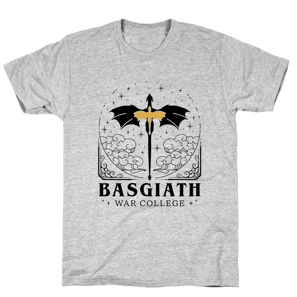 Fourth Wing Basgiath War College T-Shirt Hoodie, Sweatshirt | CoreVibeTees.com (Image 1)