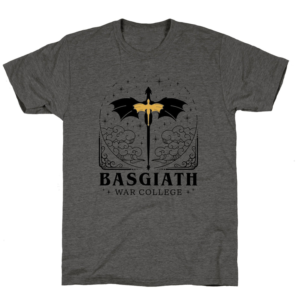 Fourth Wing Basgiath War College Unisex Triblend Tee Hoodie, Sweatshirt | CoreVibeTees.com (Image 1)