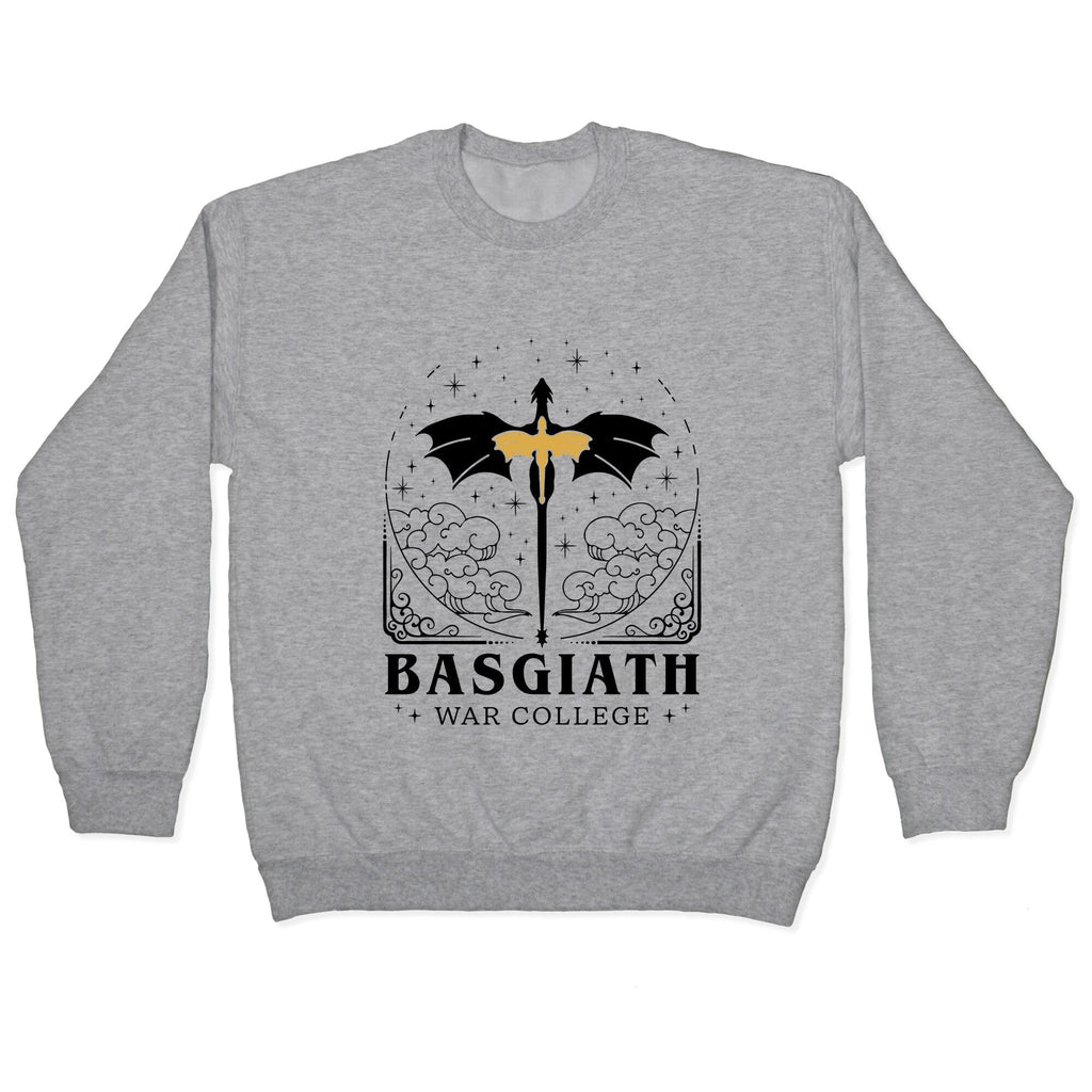Fourth Wing Basgiath War College Crewneck Sweatshirt T-Shirts, Hoodie | CoreVibeTees.com (Image 1)