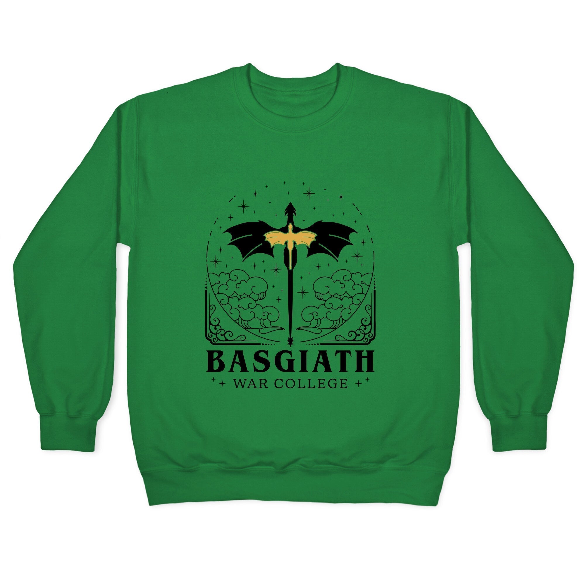 Fourth Wing Basgiath War College Crewneck Sweatshirt T-Shirts, Hoodie | CoreVibeTees.com (Image 2)