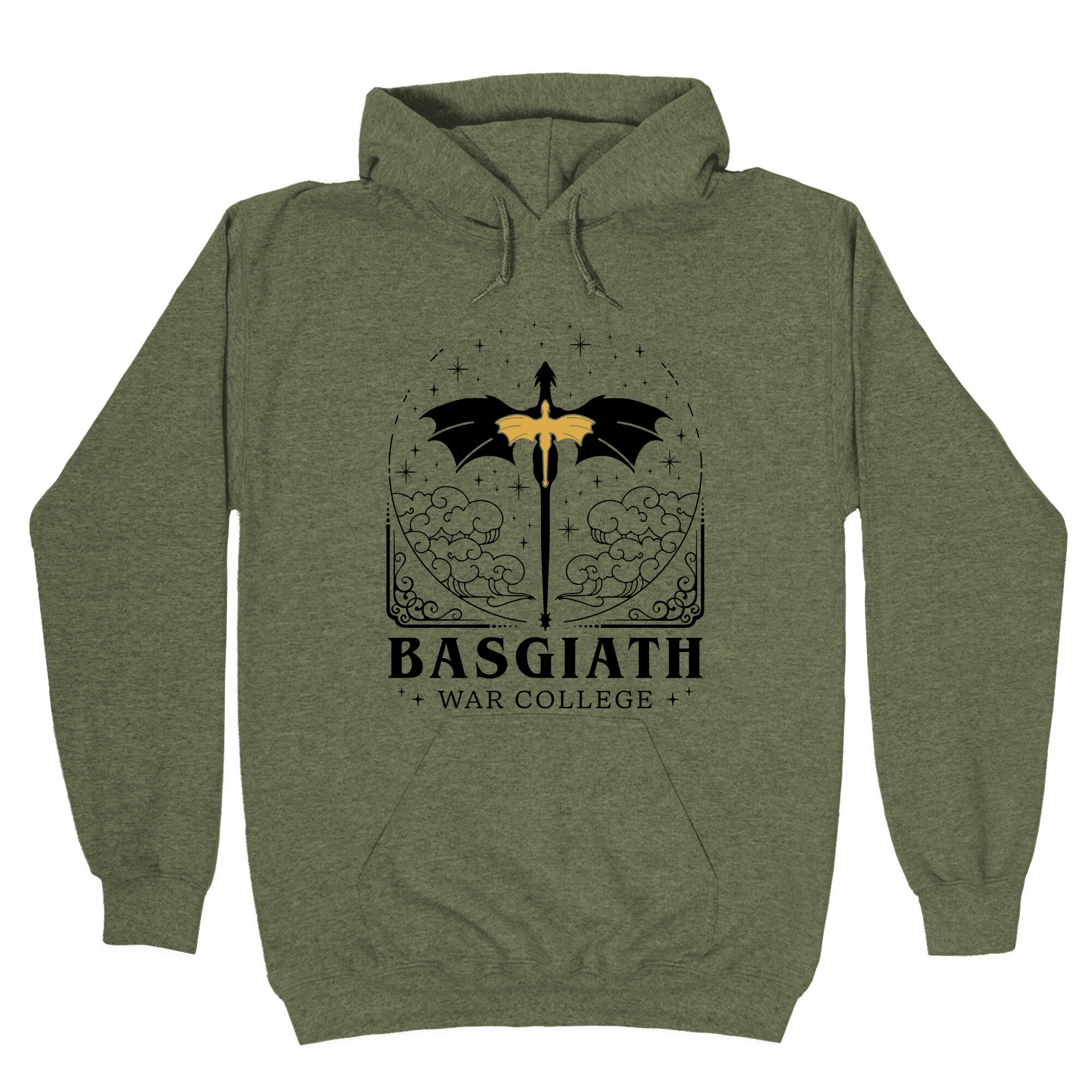Fourth Wing Basgiath War College Hoodie T-Shirts, Sweatshirt | CoreVibeTees.com (Image 4)
