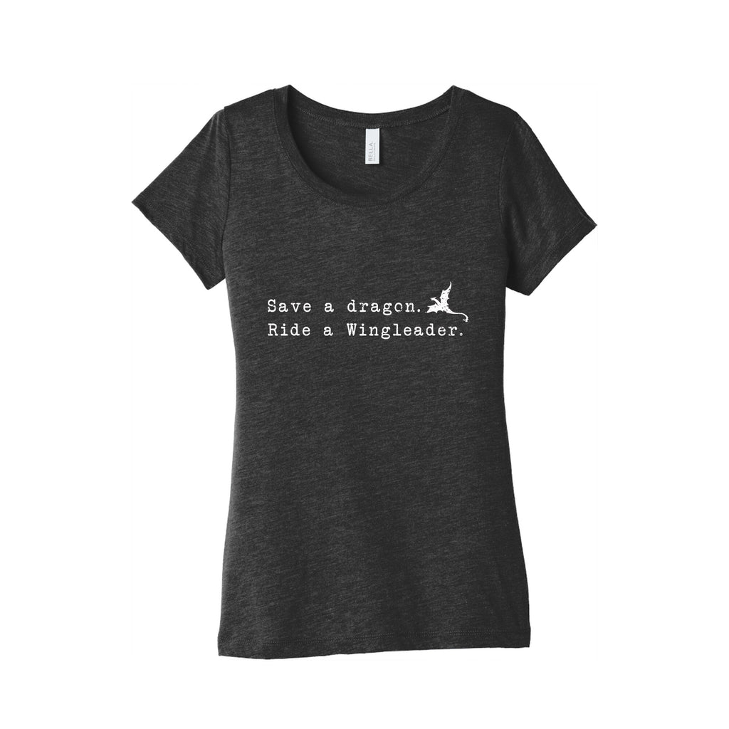 Fourth Wing Save a Dragon Womens Triblend Tee Hoodie, Sweatshirt | CoreVibeTees.com (Image 1)