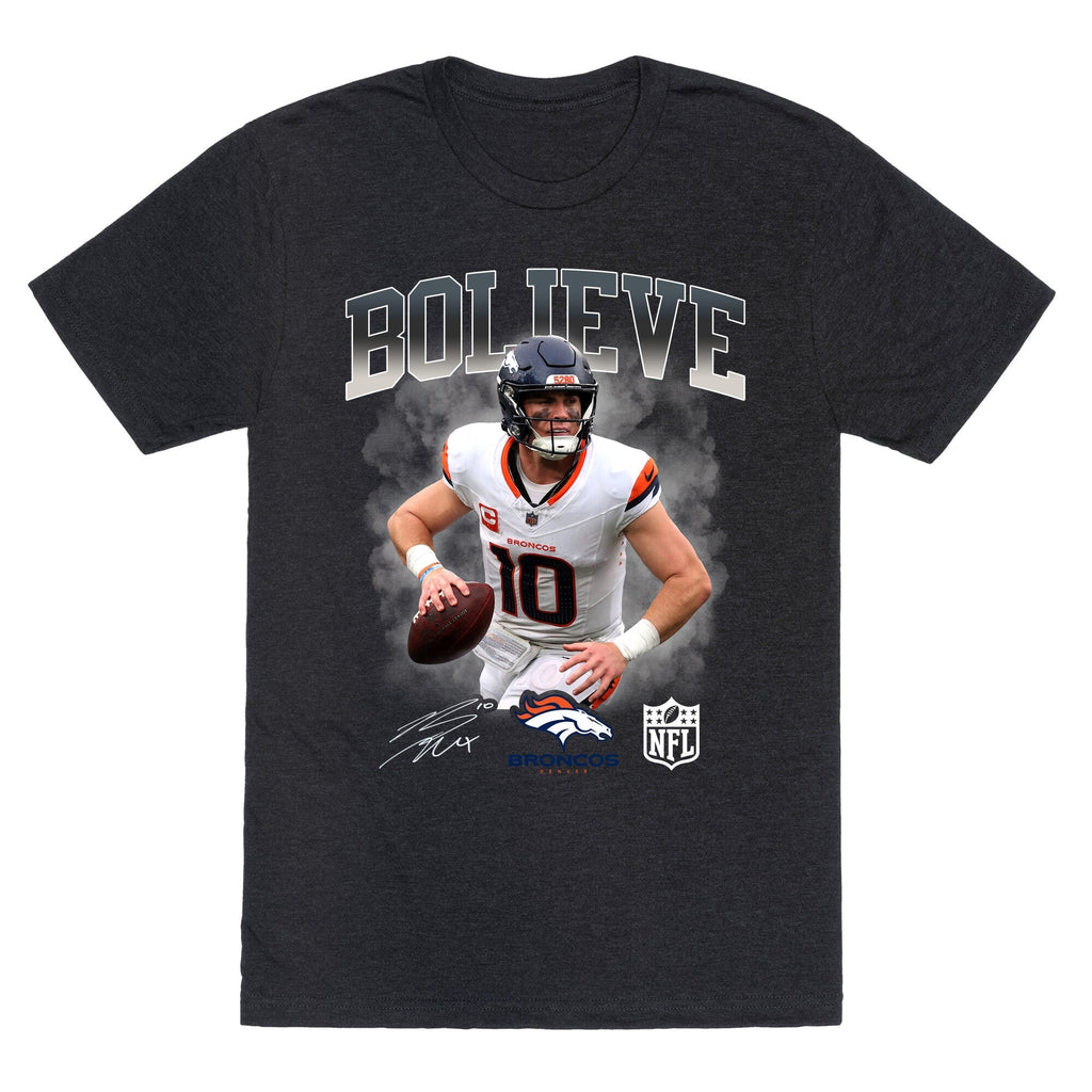 Bo Nix Bolieve Unisex Triblend Tee Hoodie, Sweatshirt | CoreVibeTees.com (Image 1)