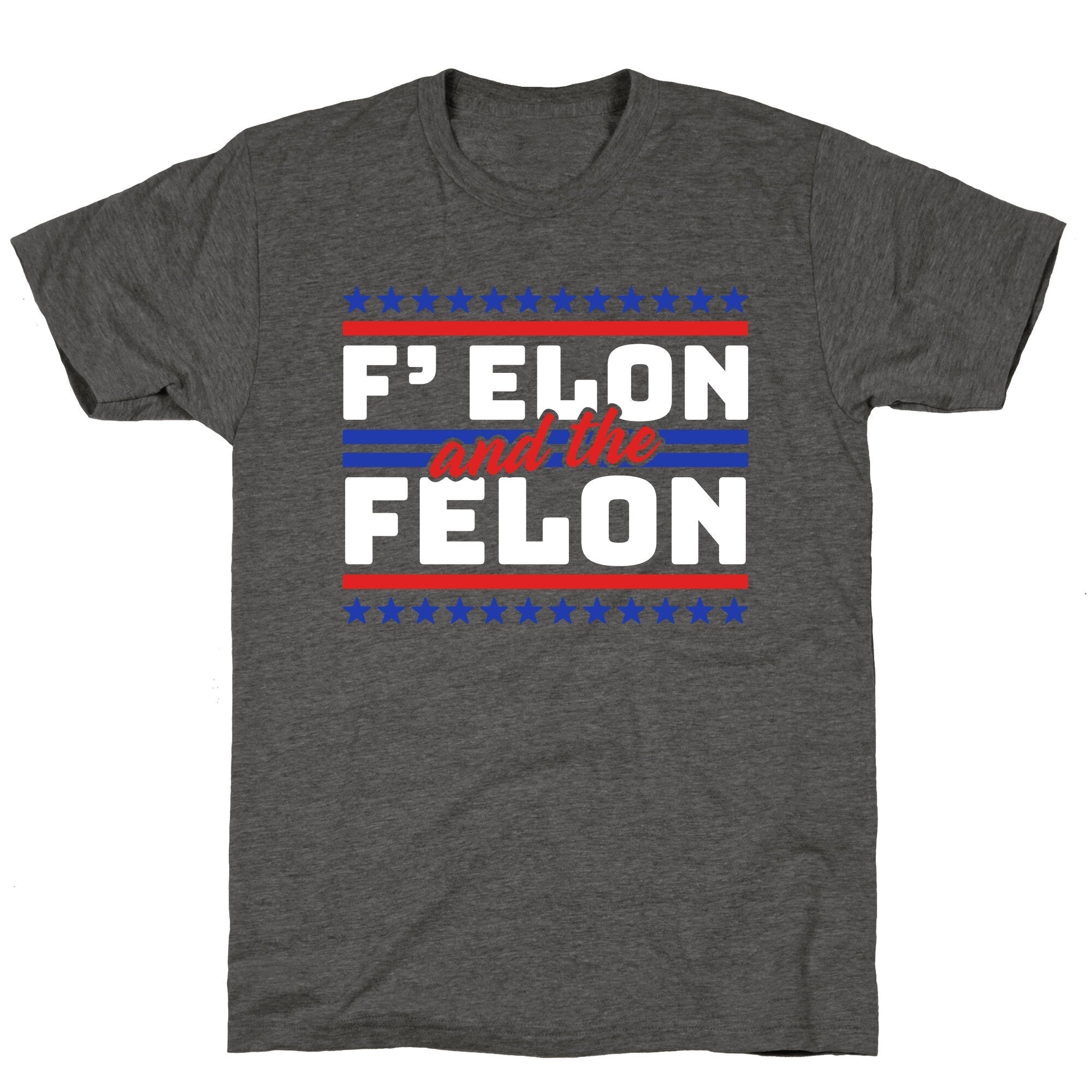 Elon & The Felon Unisex Triblend Tee Hoodie, Sweatshirt | CoreVibeTees.com (Image 2)