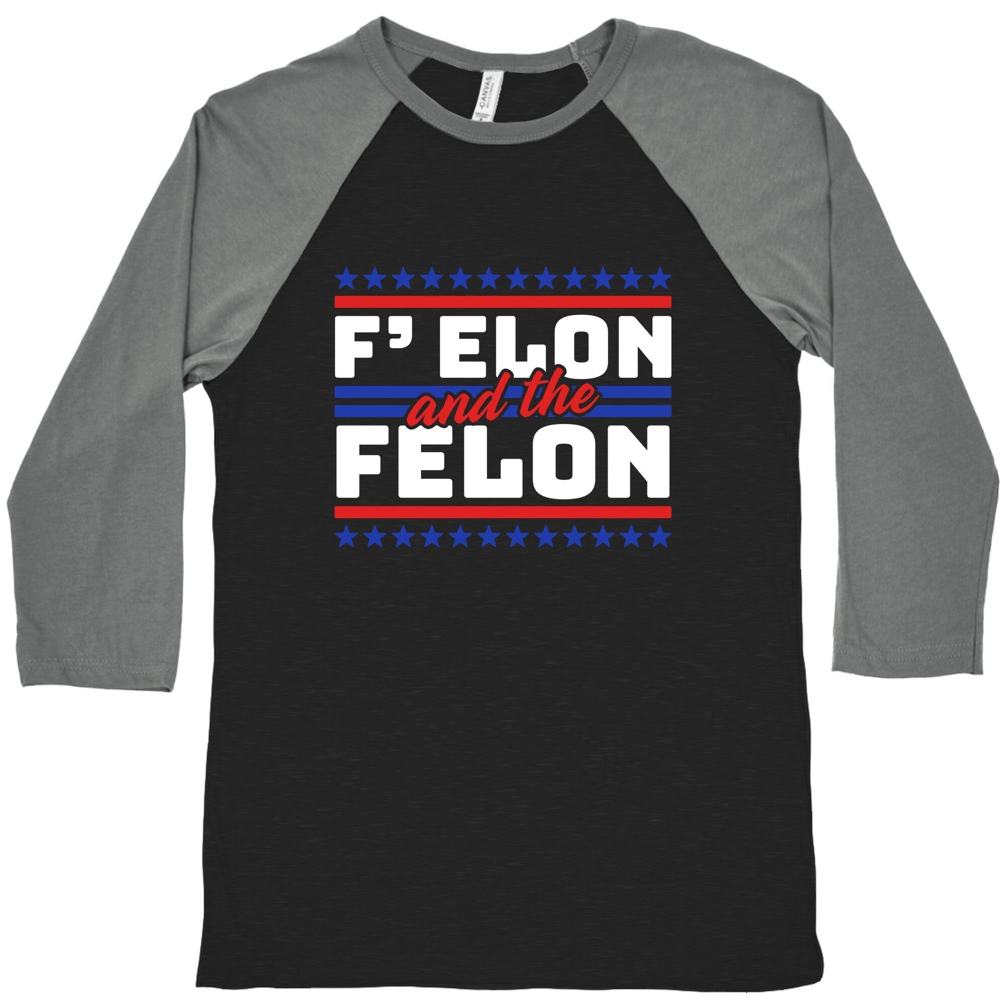 Elon & The Felon Baseball Tee Hoodie, Sweatshirt | CoreVibeTees.com (Image 1)