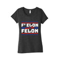 Elon & The Felon Womens Triblend Tee Hoodie, Sweatshirt | CoreVibeTees.com (Image 1)