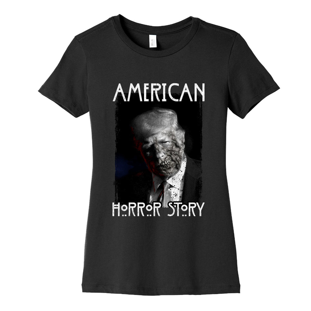 American Horror Story Trump Womens Cotton Tee Hoodie, Sweatshirt | CoreVibeTees.com (Image 3)