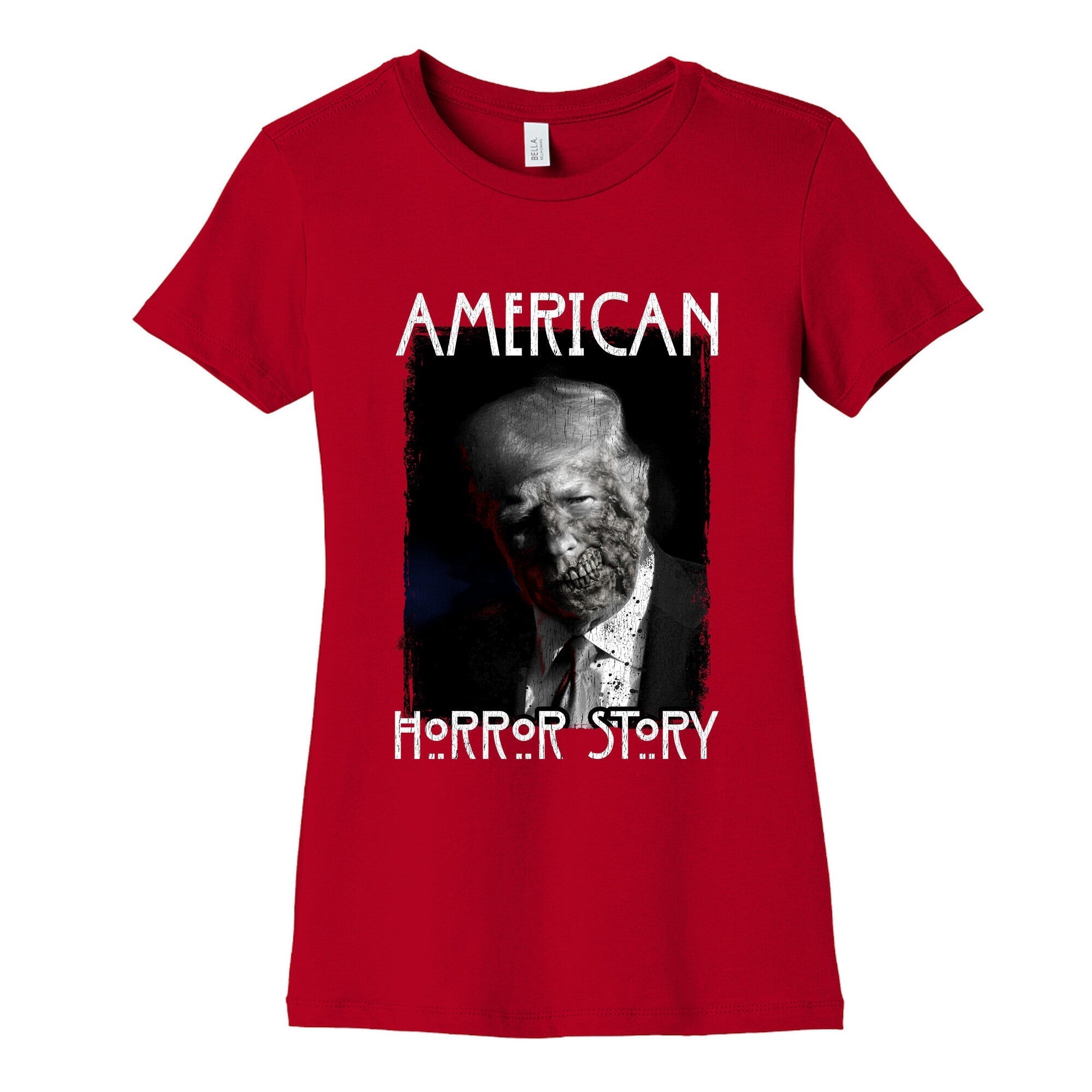 American Horror Story Trump Womens Cotton Tee Hoodie, Sweatshirt | CoreVibeTees.com (Image 4)