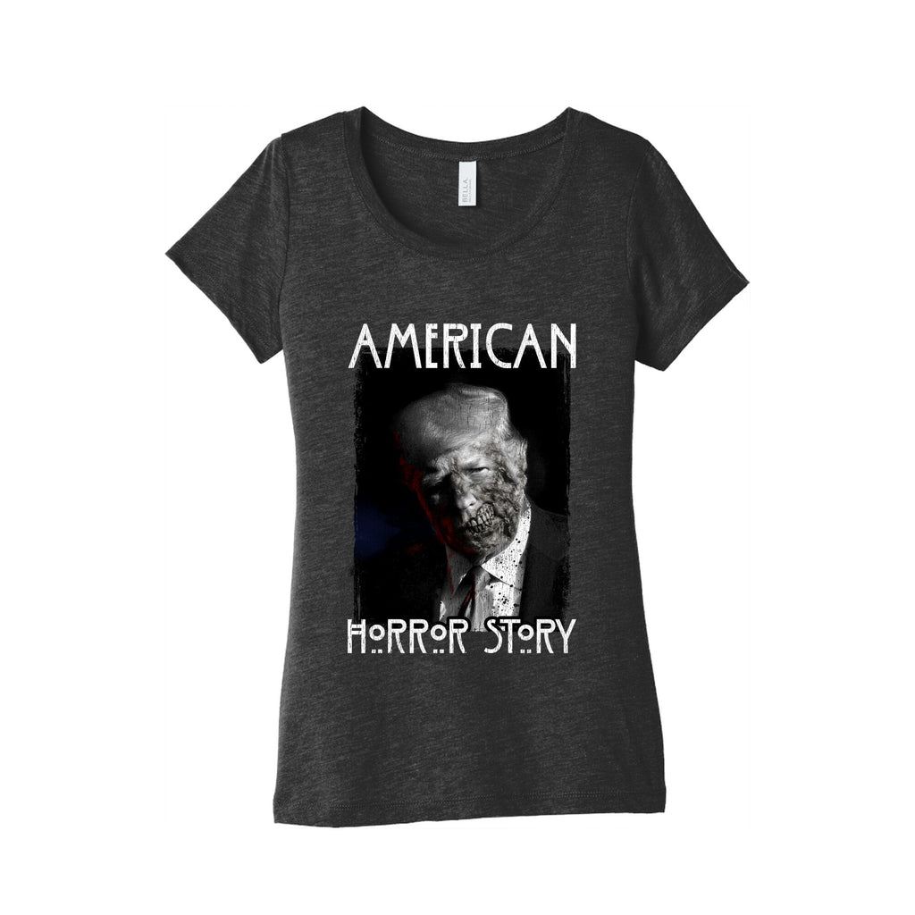 American Horror Story Trump Womens Triblend Tee Hoodie, Sweatshirt | CoreVibeTees.com (Image 1)