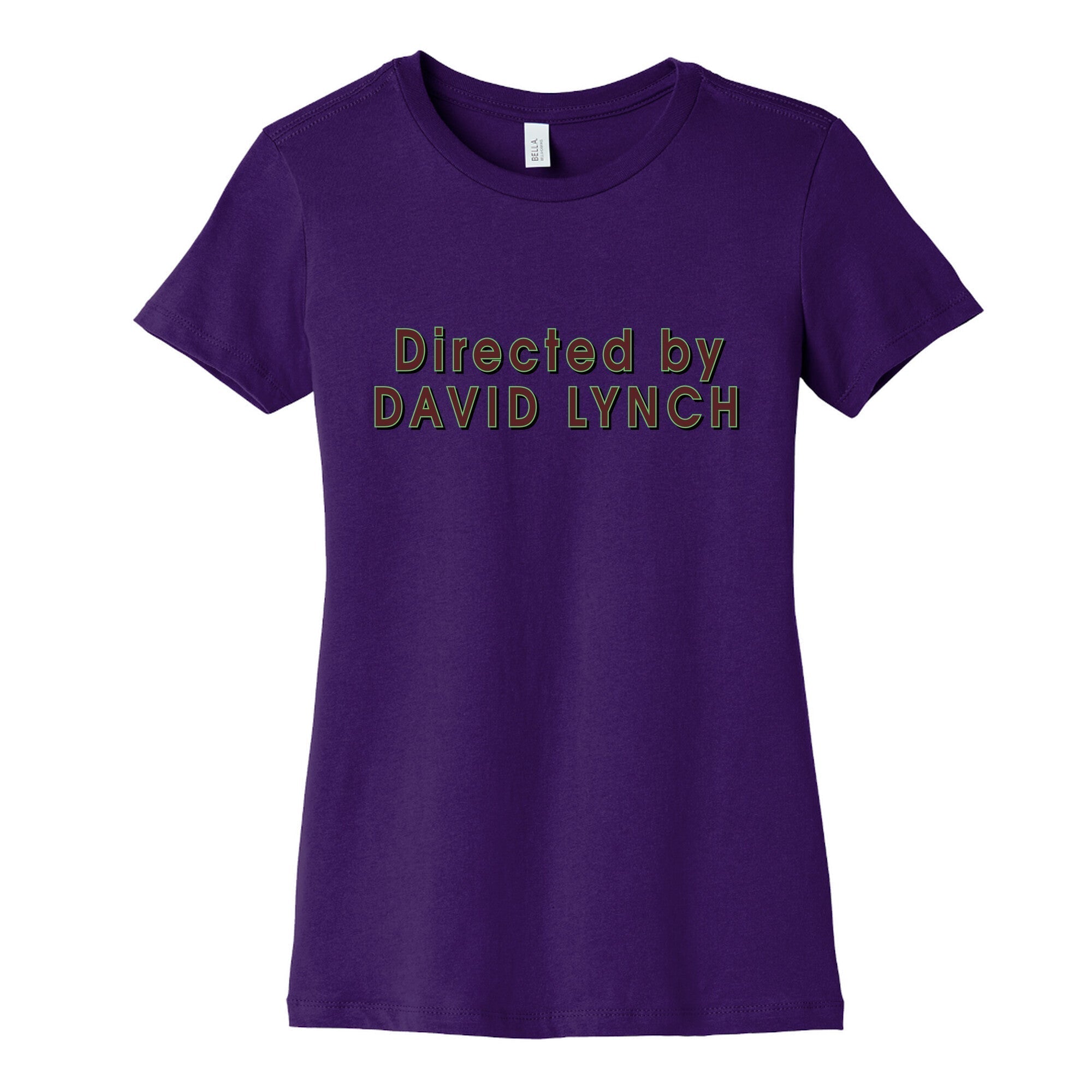 Directed by David Lynch Womens Cotton Tee Hoodie, Sweatshirt | CoreVibeTees.com (Image 4)