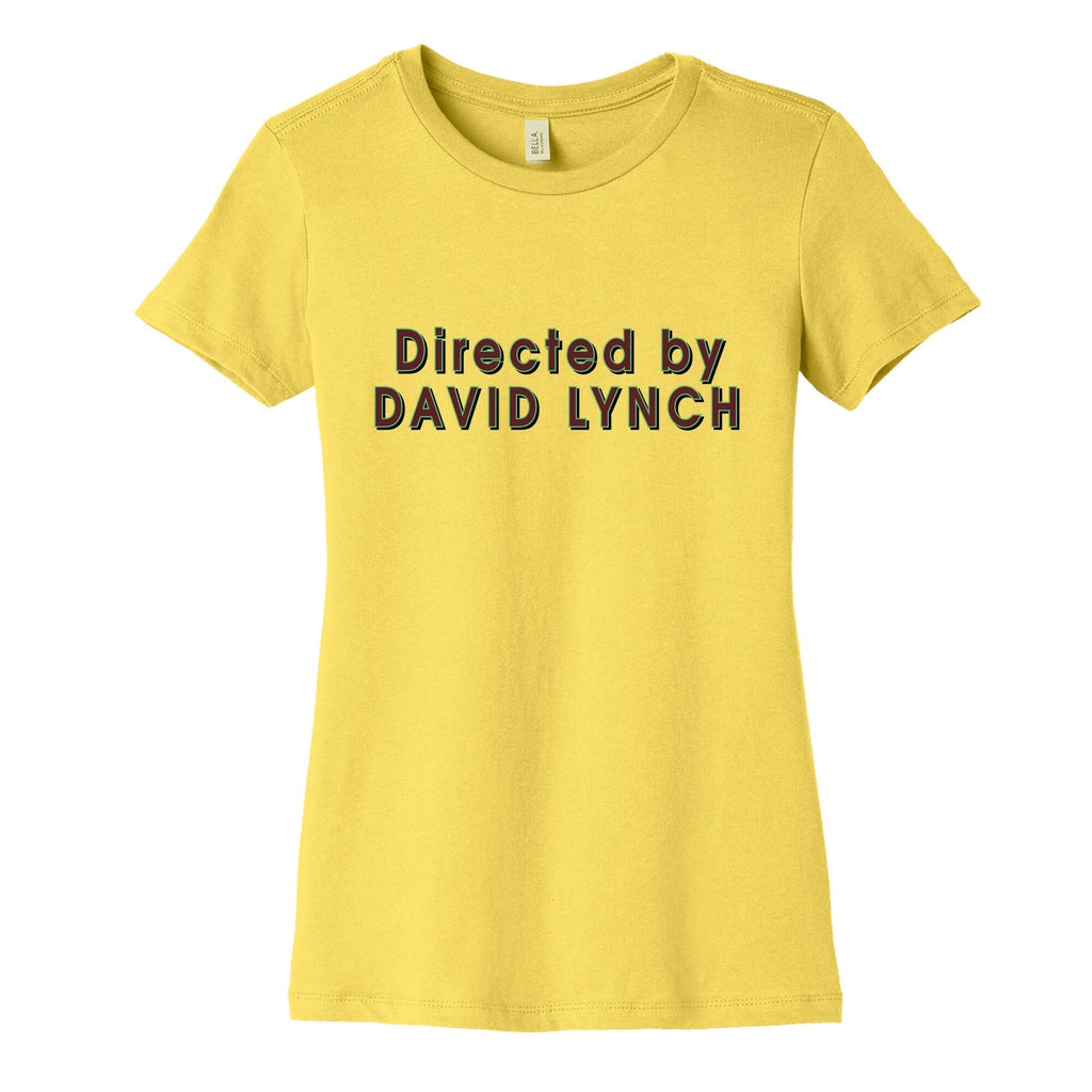 Directed by David Lynch Womens Cotton Tee Hoodie, Sweatshirt | CoreVibeTees.com (Image 5)