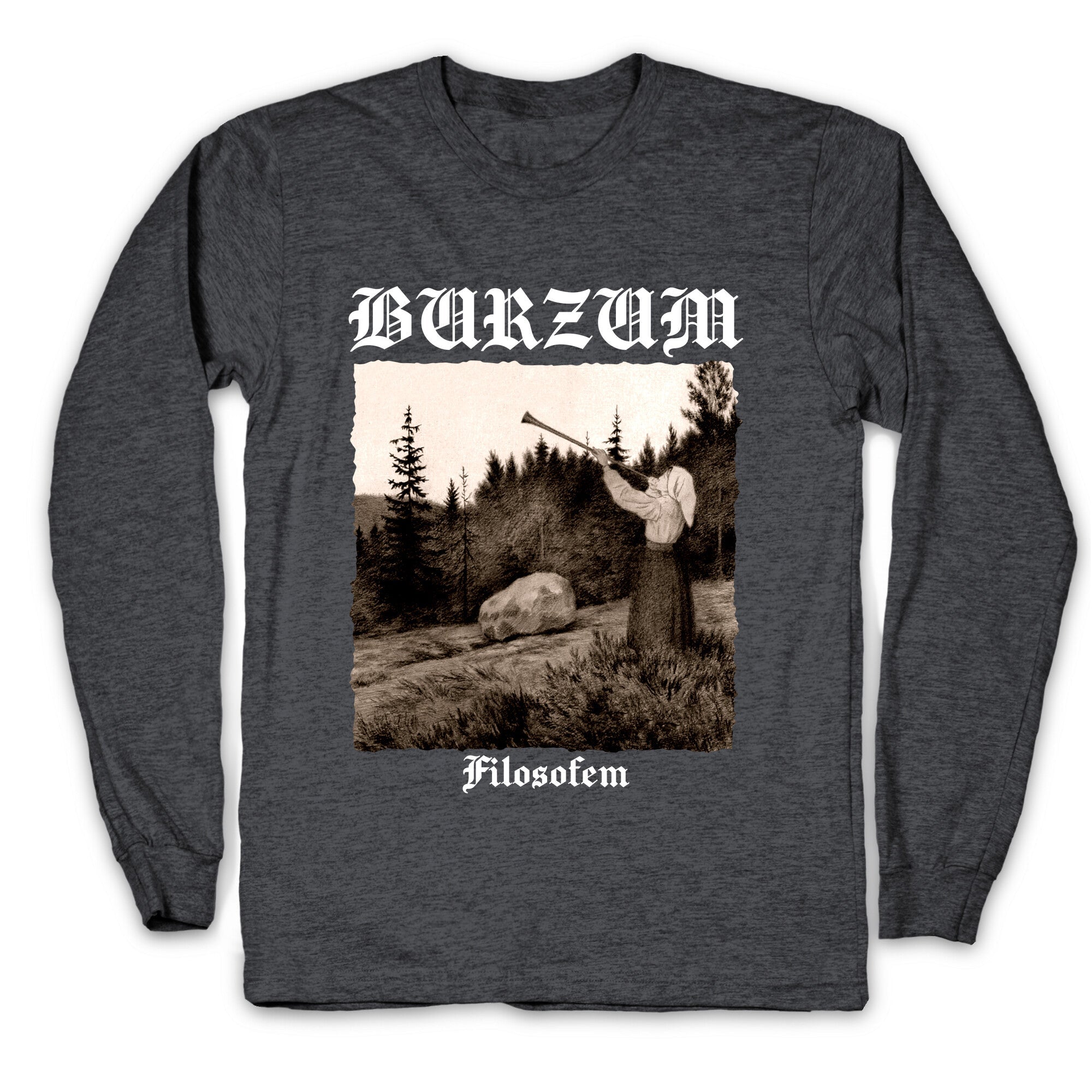 Burzum Filosofem Longsleeve Tee Hoodie, Sweatshirt | CoreVibeTees.com (Image 2)