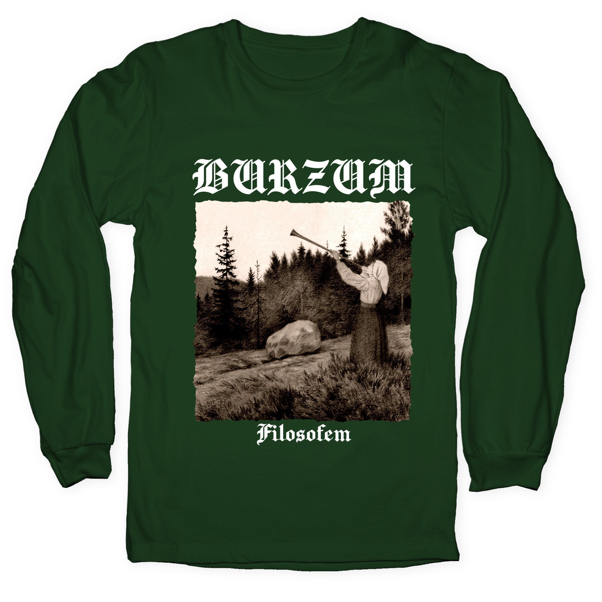 Burzum Filosofem Longsleeve Tee Hoodie, Sweatshirt | CoreVibeTees.com (Image 3)