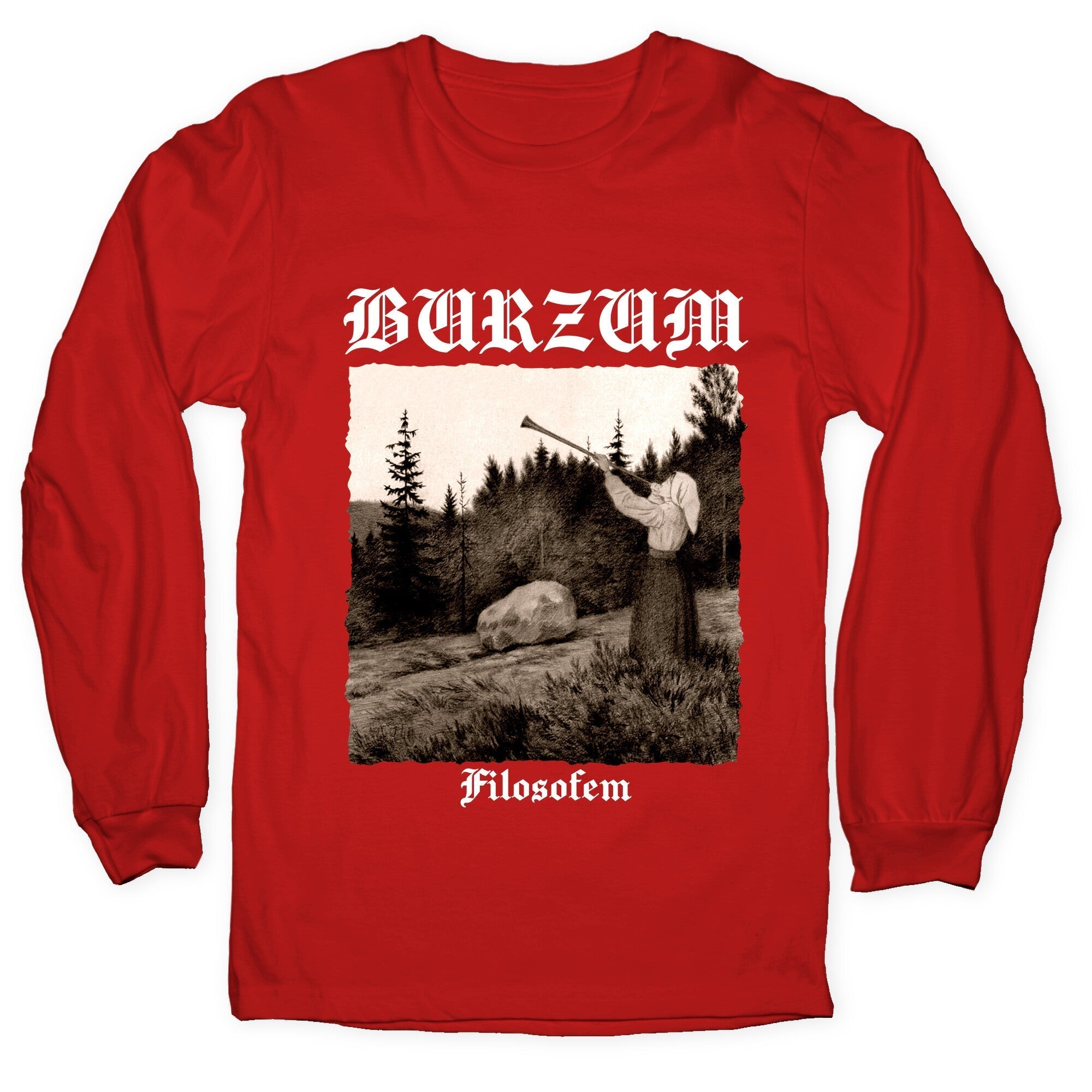 Burzum Filosofem Longsleeve Tee Hoodie, Sweatshirt | CoreVibeTees.com (Image 5)