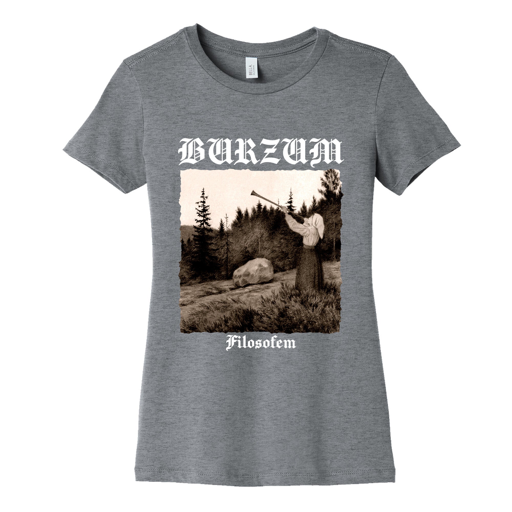 Burzum Filosofem Womens Cotton Tee Hoodie, Sweatshirt | CoreVibeTees.com (Image 1)