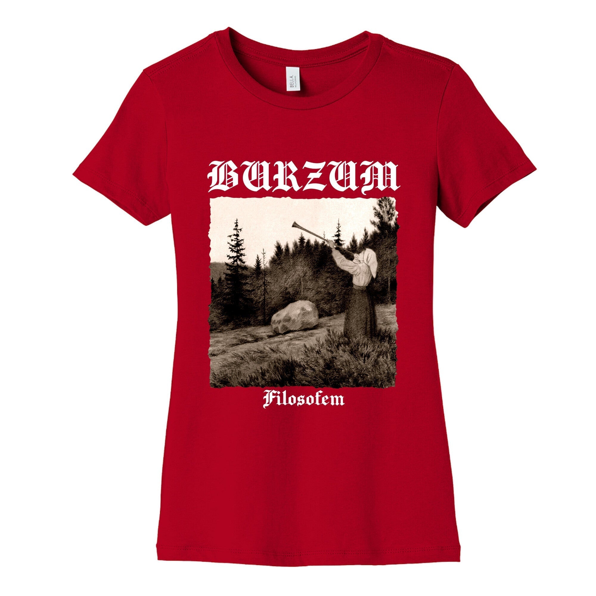 Burzum Filosofem Womens Cotton Tee Hoodie, Sweatshirt | CoreVibeTees.com (Image 4)