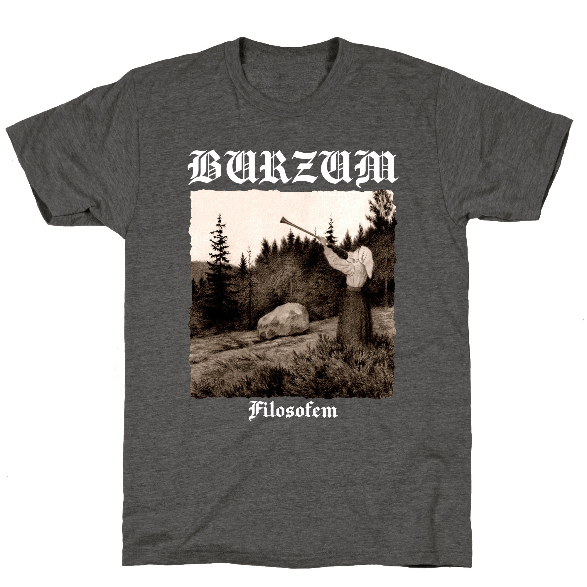 Burzum Filosofem Unisex Triblend Tee Hoodie, Sweatshirt | CoreVibeTees.com (Image 2)