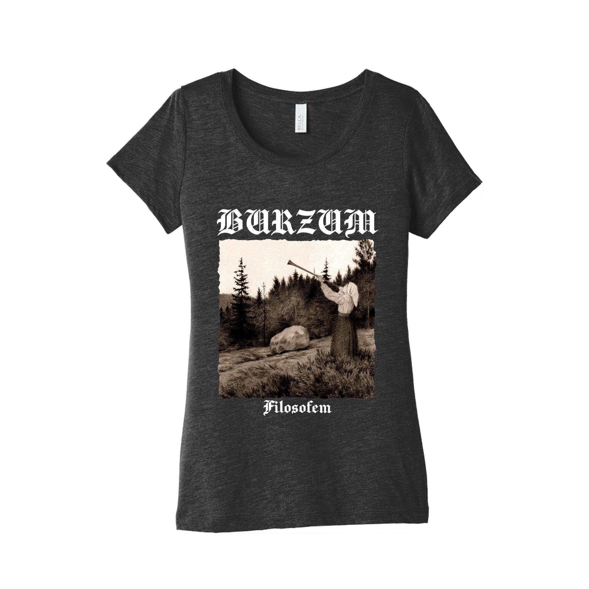 Burzum Filosofem Womens Triblend Tee Hoodie, Sweatshirt | CoreVibeTees.com (Image 1)