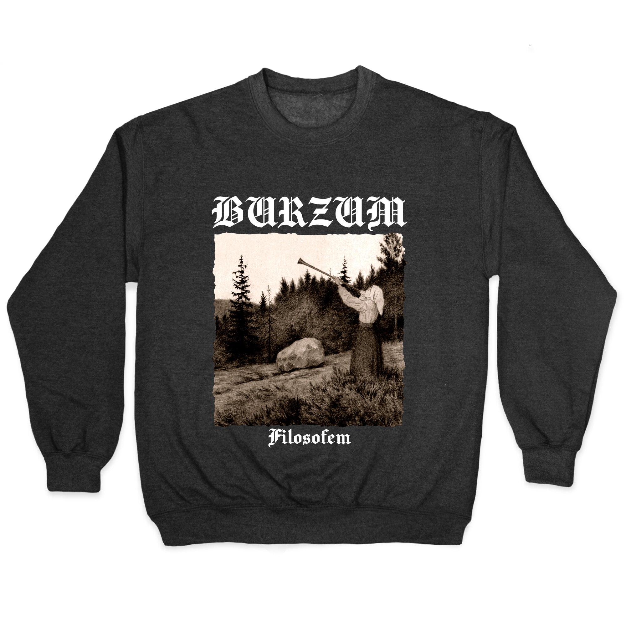 Burzum Filosofem Crewneck Sweatshirt T-Shirts, Hoodie | CoreVibeTees.com (Image 1)