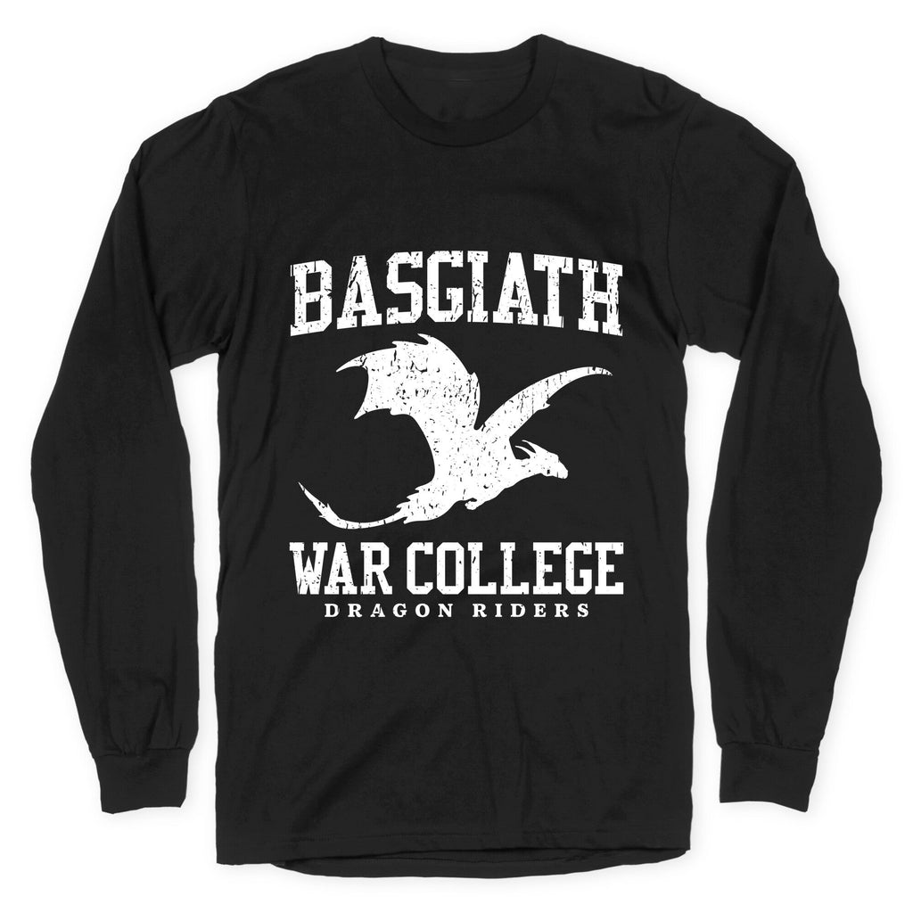 Basgiath War College Dragon Riders Longsleeve Tee Hoodie, Sweatshirt | CoreVibeTees.com (Image 1)