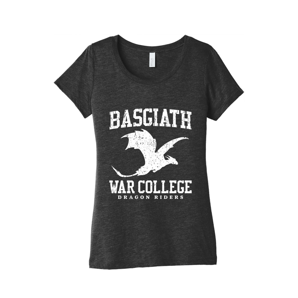 Basgiath War College Dragon Riders Womens Triblend Tee Hoodie, Sweatshirt | CoreVibeTees.com (Image 1)