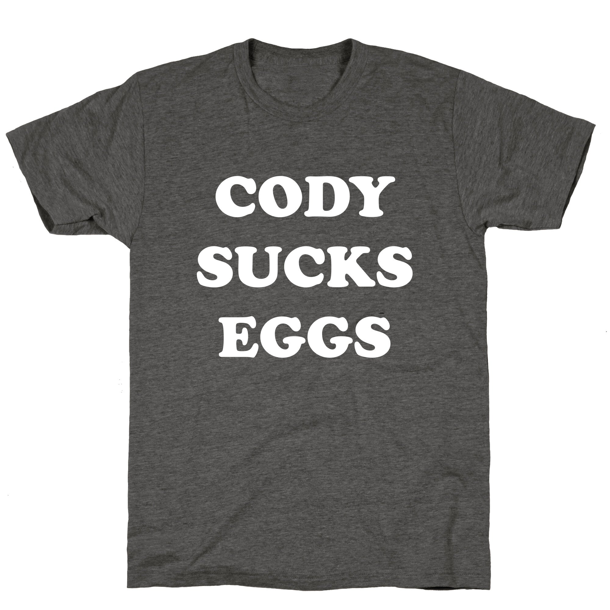 Cody Sucks Eggs Unisex Triblend Tee Hoodie, Sweatshirt | CoreVibeTees.com (Image 2)