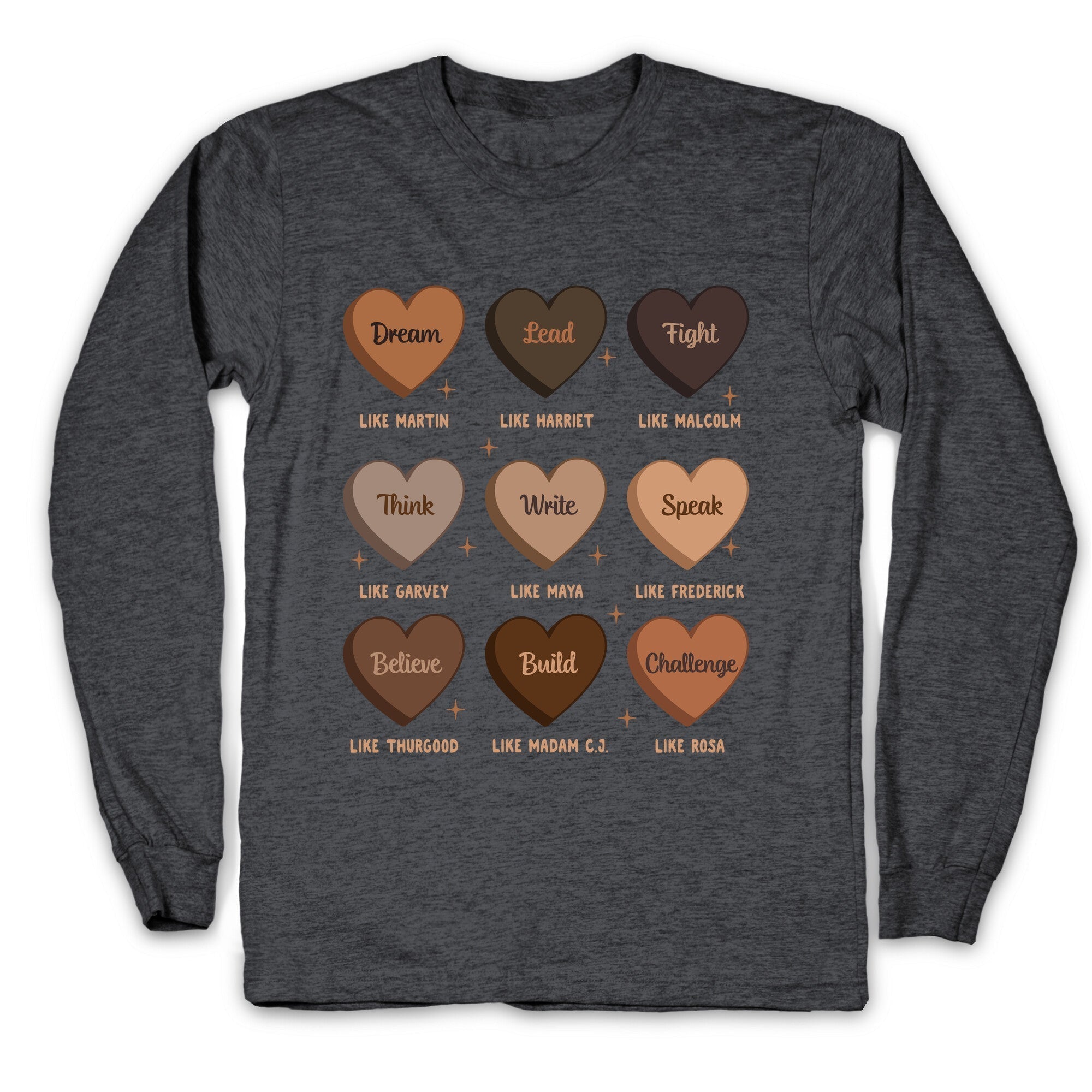 Celebrating Black History Leaders Longsleeve Tee Hoodie, Sweatshirt | CoreVibeTees.com (Image 2)