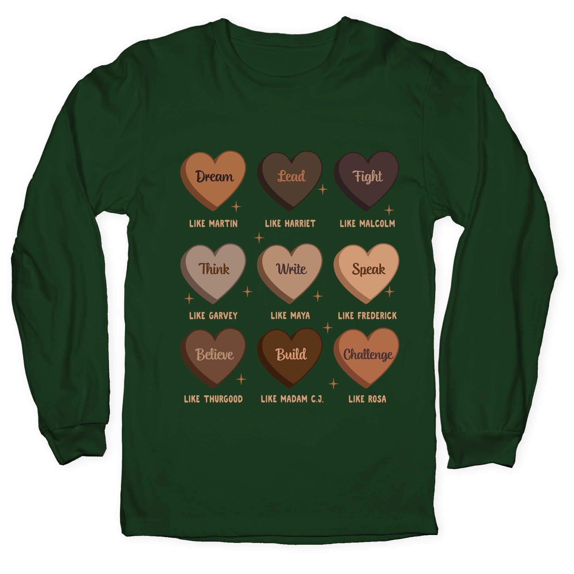 Celebrating Black History Leaders Longsleeve Tee Hoodie, Sweatshirt | CoreVibeTees.com (Image 3)