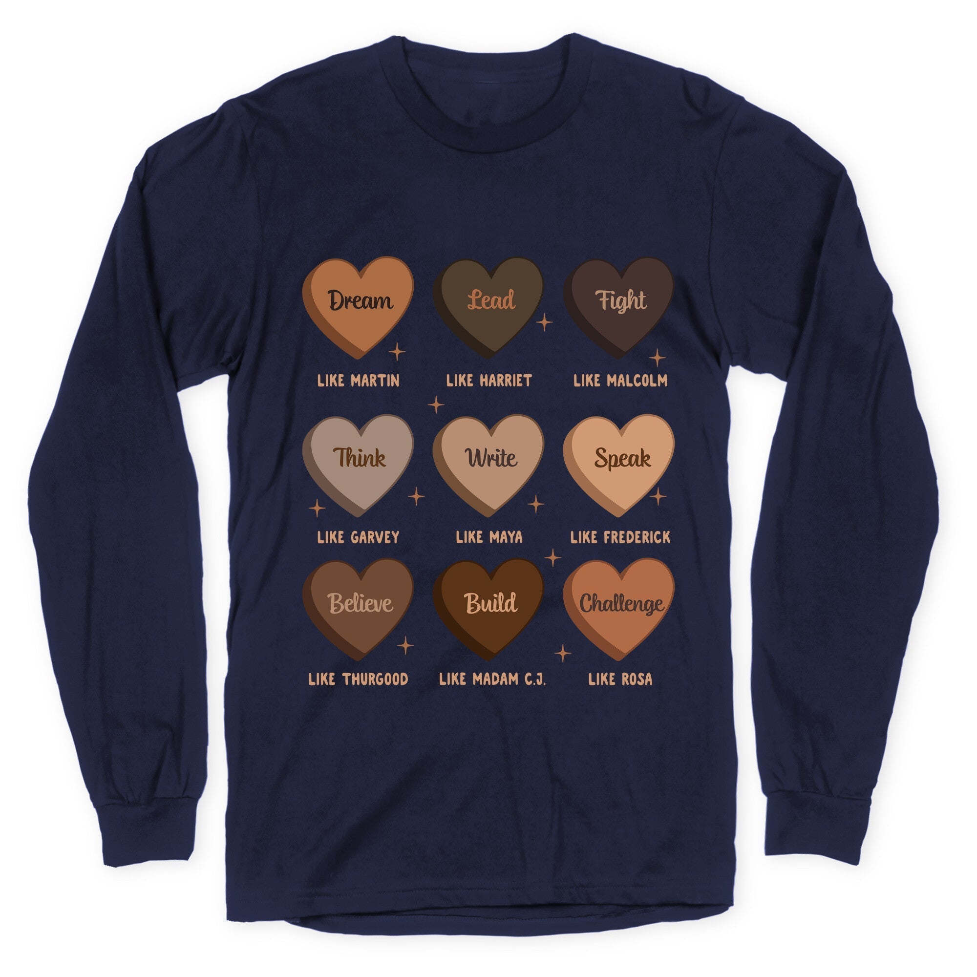 Celebrating Black History Leaders Longsleeve Tee Hoodie, Sweatshirt | CoreVibeTees.com (Image 4)