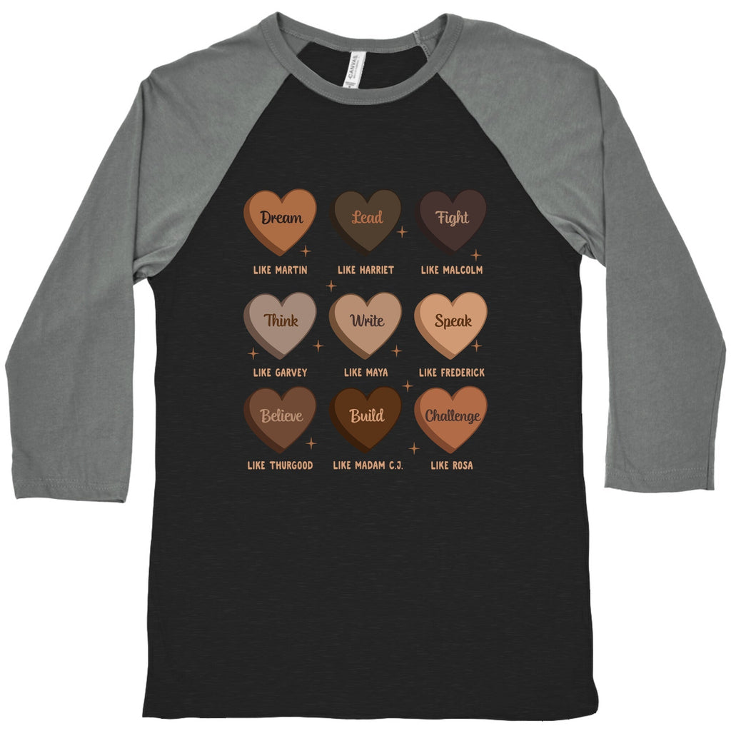 Celebrating Black History Leaders Baseball Tee Hoodie, Sweatshirt | CoreVibeTees.com (Image 1)