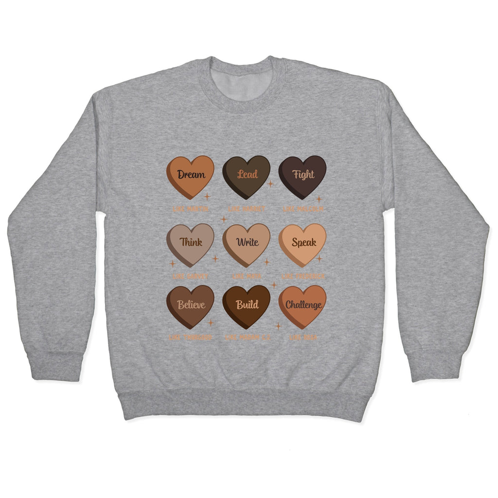 Celebrating Black History Leaders Crewneck Sweatshirt T-Shirts, Hoodie | CoreVibeTees.com (Image 2)